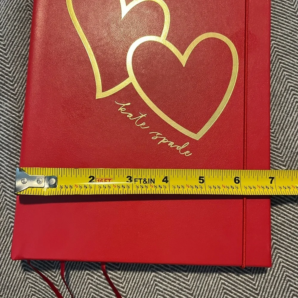 Kate Spade Red Hearts Journal Notebook